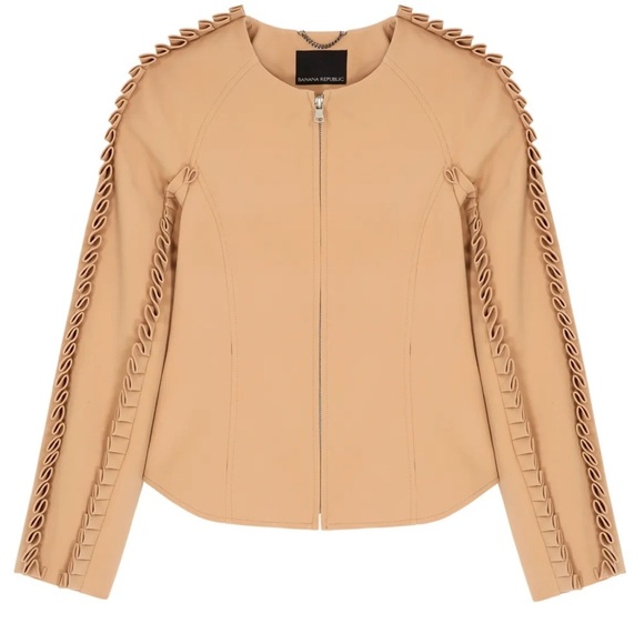 Banana Republic Olivia Palermo Beige Suit Jacket - Picture 1 of 14